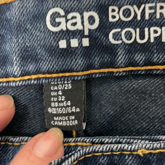 Gap Boyfriend Fit Jeans Women’s size 4 - Picture 5 of 6